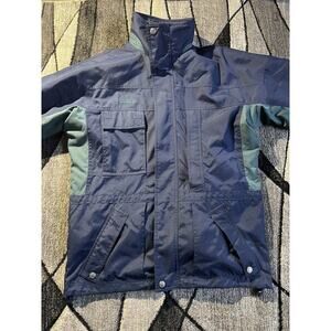 Columbia Interchange 3 in 1 Winter Ski Parka Jacket Mens M Fleece Lined WARM